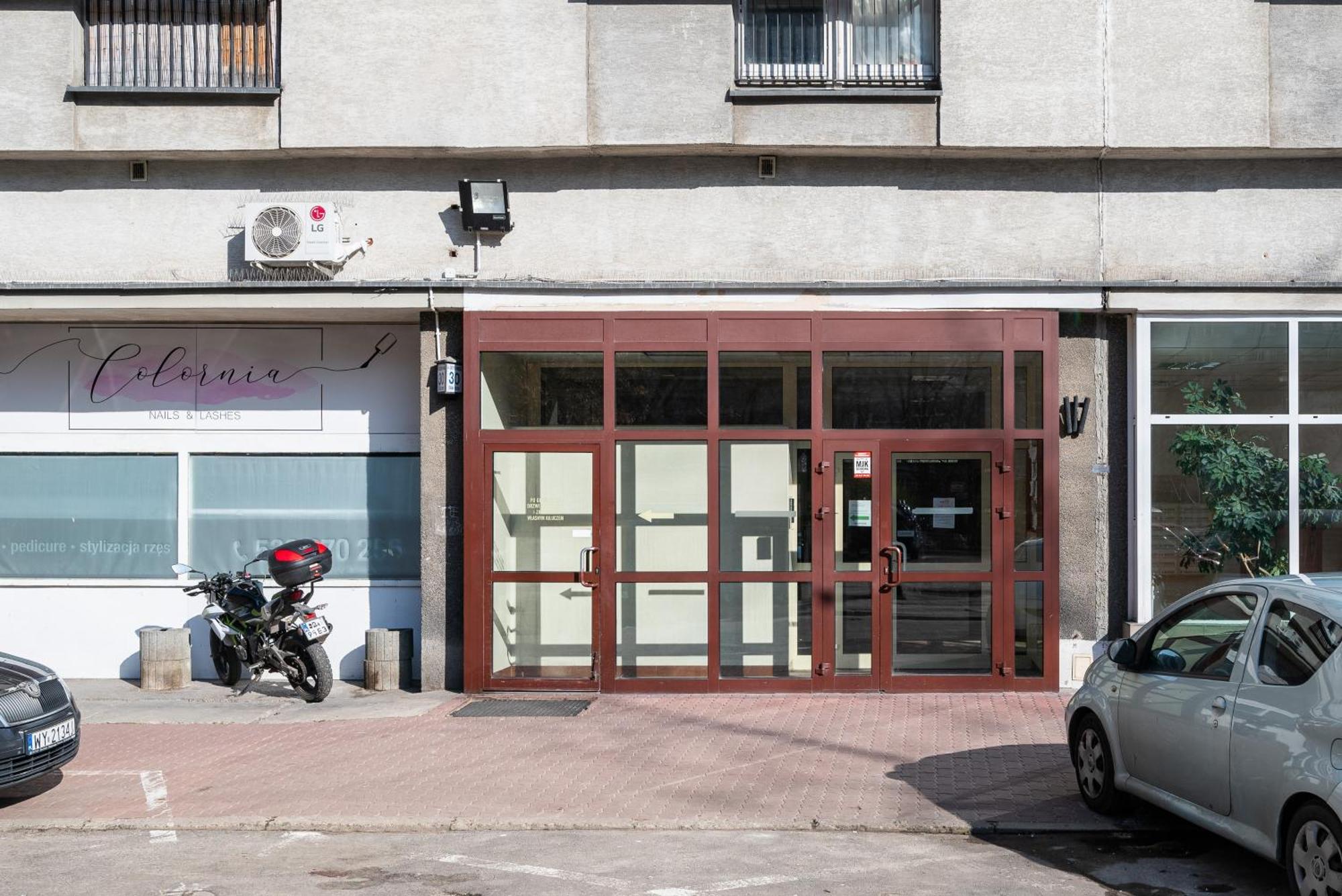 Grzybowska Blue City Centre Apartment Warschau Exterior foto